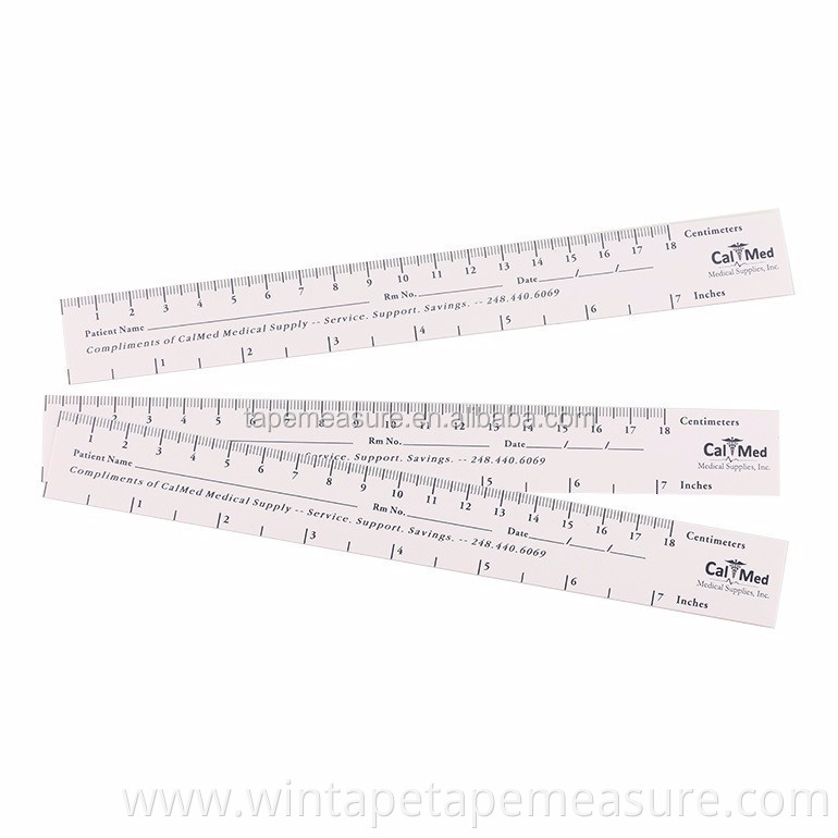 Customized Medical For Patient Printable Paper Wound Measuring Ruler